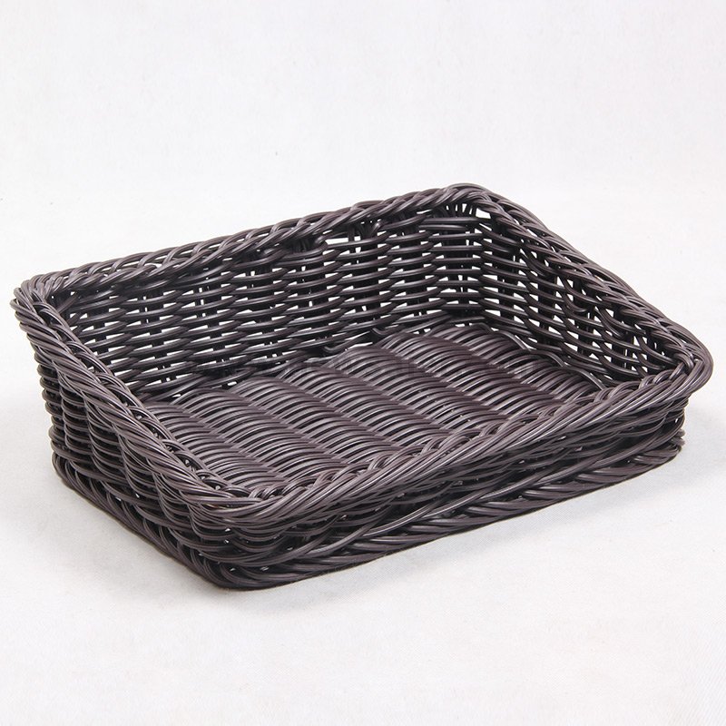 Trapezoid Rectangle And Oval Wicker Basket for Fruit And Vegetable