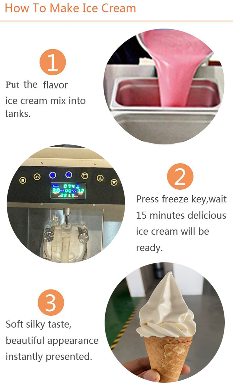 Wholesale Coin Operated Ice Cream Cone Vending Machine in Chinese