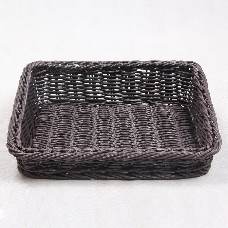 Trapezoid Rectangle And Oval Wicker Basket for Fruit And Vegetable