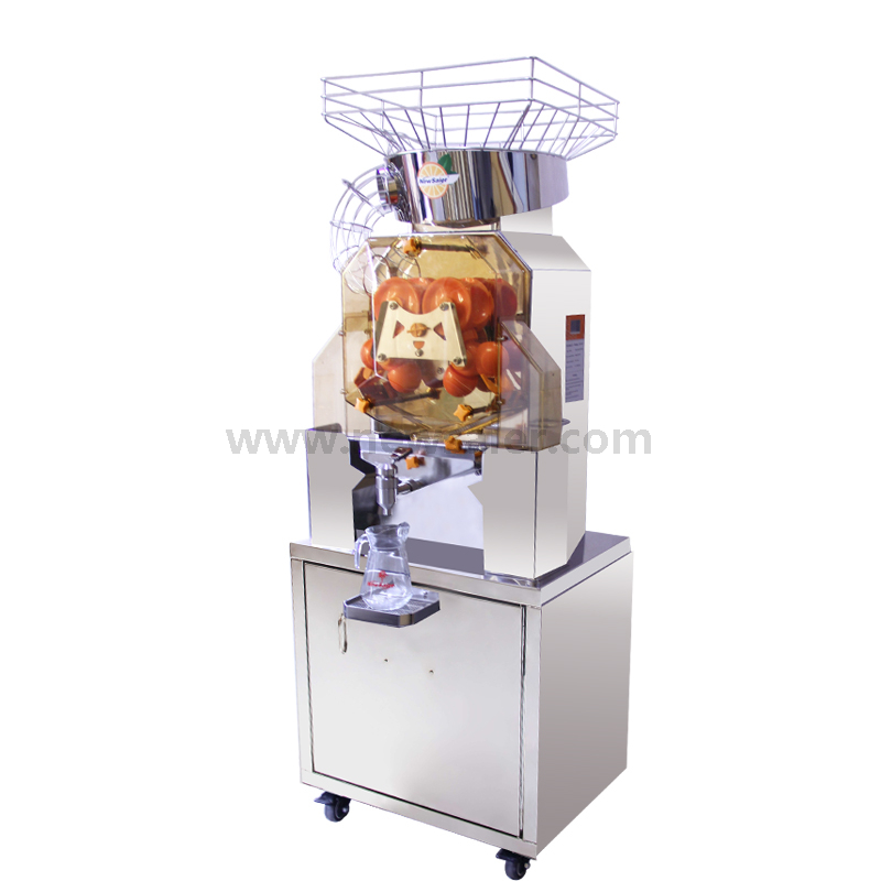 High Output Industrial Orange Juice Extractor With Automatic Feeder For Restaurant