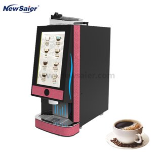 Automatic Dynamic Touch Screen Bean To Cup Coffee Vending Machine