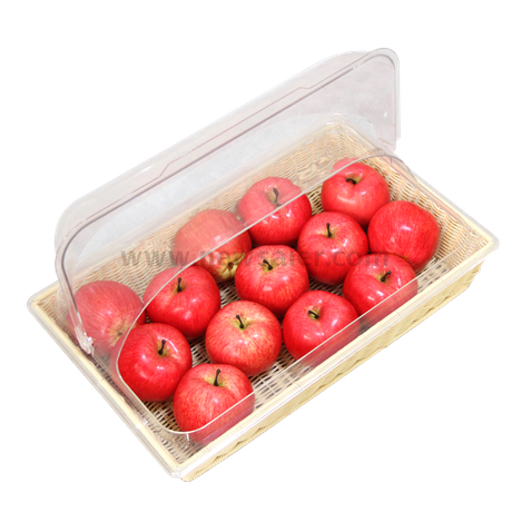 rectangle bread basket FDA certificate with transparent cover