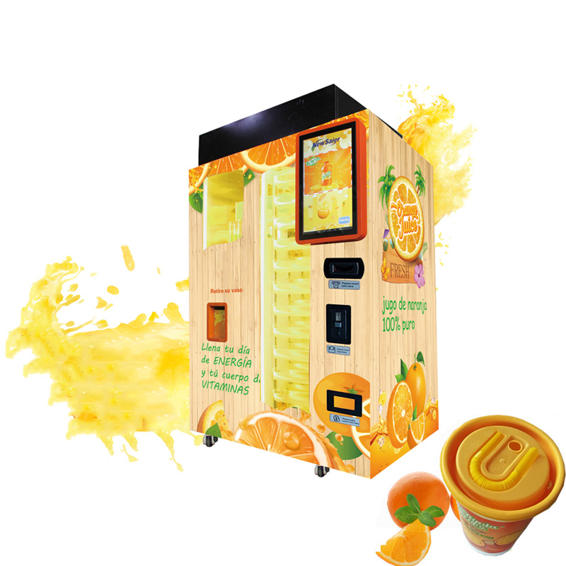 Why choose an orange juicer vending machine？ Changzhou New Saier