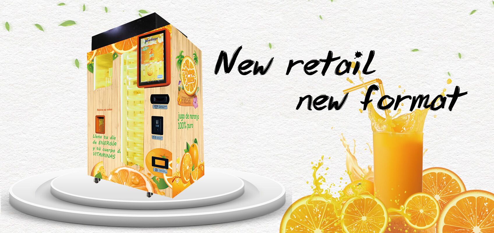 fresh orange juice vending machine