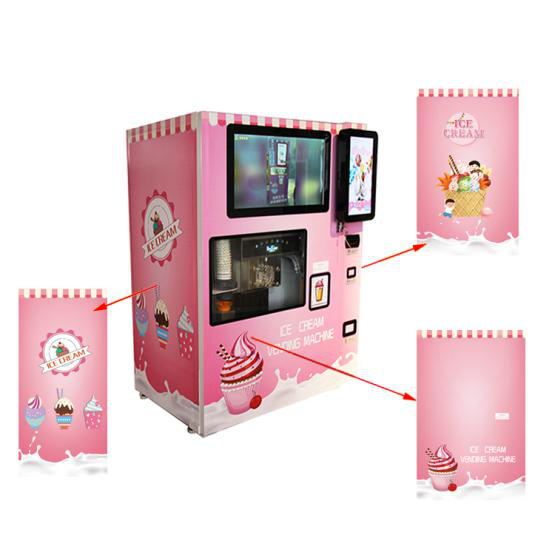 vending machine with ice cream