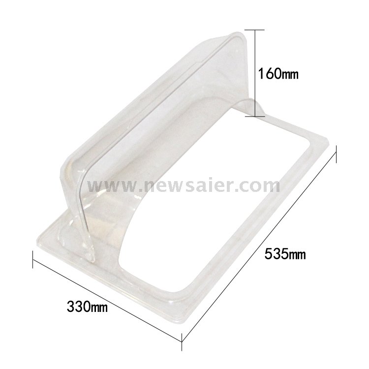 rectangle bread basket FDA certificate with transparent cover
