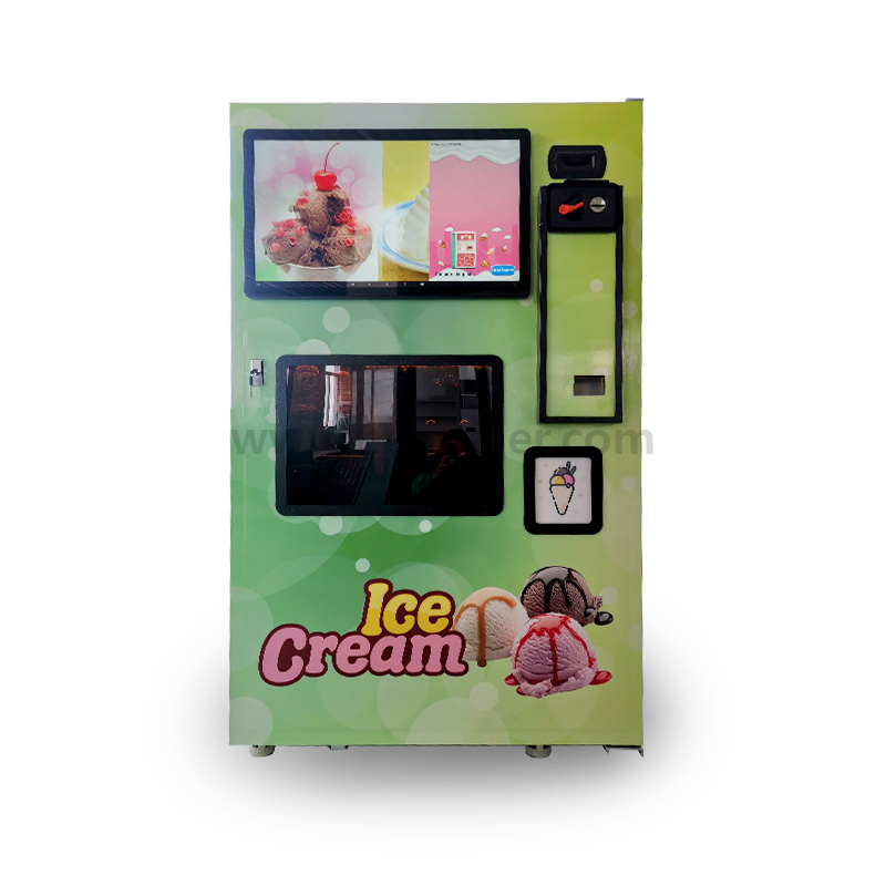 Food Grade Ice Cream Vending Machine Indoor & Outdoor High End Vending Machines
