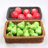 Rectangle Fruit And Vegetable PP Rattan Basket 