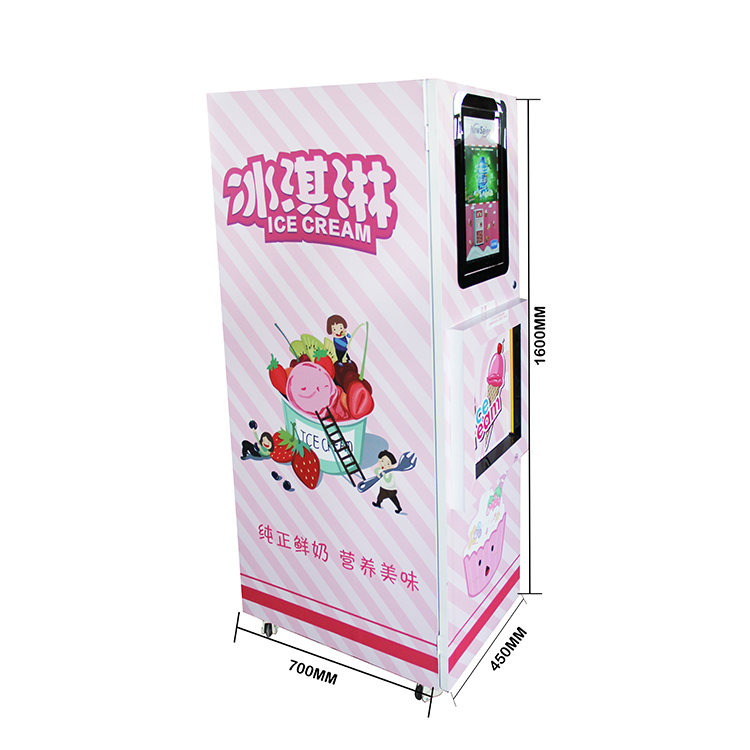 Coin operated ice cream vending machine sale